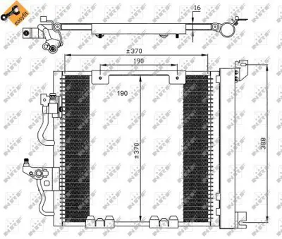 NRF 35598 Klima Radyatoru Z13dth Z17dtl Z19dt Astrah Zafıra B 93178961