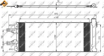NRF 35894 Klima Radyatoru Boxer Iıı Jumper Iıı 2,2hdı 3,0hdı Ducato Iıı Scanıa 3,0jtd 1399111080 6455HC