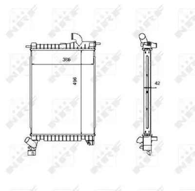 NRF 507527 Motor Su Radyatoru X20dth Y20dth Vectra B 96> 52479093