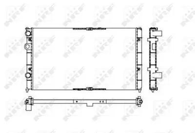 NRF 53632 Motor Radyatoru Caddy 1,9sdı 1,9tdı 95>04 6K0121253AS