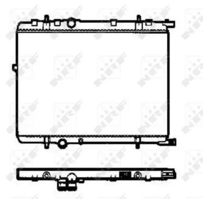 NRF 58306 Motor Su Radyatoru P307 Xsara Vts Ew10j4 (2,0 16v) Tu5jp4 (1,6 16v) - (Mt) 133040