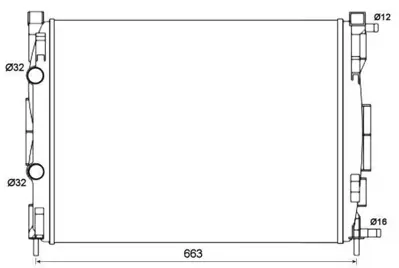 NRF 58327 Motor Radyatoru Megane Iı Scenıc Iı 1,5dcı - 1,9dcı 8660003462