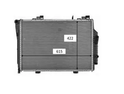 NRF 58489 Motor Su Radyatoru Clk-Class C208 00>02 A208 00>02 2025008203