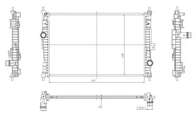 NRF 59302 Motor Su Radyatoru 2008 I-Iı-208 I-Iı-3008-301-308 Iı-5008-508-Expert Iv-Partner-Rıfter-Berlıngo-C3  9673628780