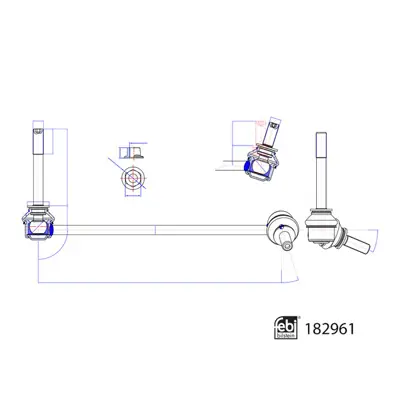 FEBI BILSTEIN 182961 Z Rot On Sağ Bmw G05 G06 G07                               31356881808