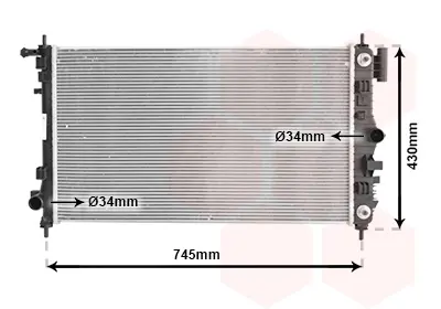 VALEO 735484 Motor Su Radyatoru Otomatık A20nht A20nft Insıgnıa (Brazıng) 1073127 1300288 1300289 1300293 1300294 1300315 1300316 1300317 1300318 13241722