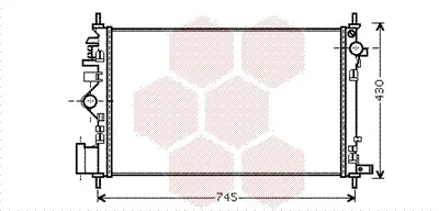 VALEO 735488 Motor Radyatoru Insıgnıa 2,8 08> 1300288 1300289 1300293 1300294 1300315 1300316 1300317 1300318 13241722 13241723