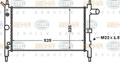 BEHR MAHLE 8MK376771051 Su Radyatörü (Astra-F 14nz) Otomatik 1300115mah 1073033 1300112 1300113 1300114 1300140 1300154 1302030 1324930 1328866C1 1337108