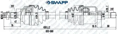 SWAPP 61211 On Aks Sol P307 C4 Dv4td 1.4 1.6 Hdı C4 C4 Pıcasso Partner Tepe Berlıngo Iıı Dv6 1.6hdı 32721X 32722X 32728W 32729W 3272LV 3272LW 9637117780 9637378080 9812781180