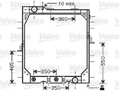 VALEO 733424 Radyator  Sk 2644 S * ?88-?96 62647 626470 62647A 62675 6465001403 6505010601 6505010701 6505011201 6525010101 6525010201