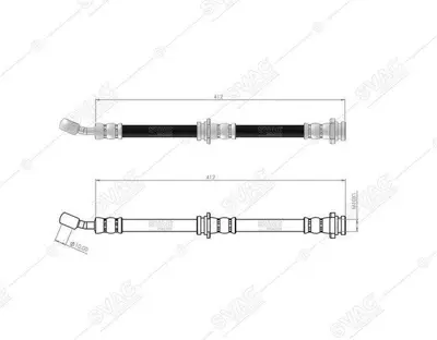 SVAC 75-0104 Fren Hortumu On Sol Sağ Suzukı Marutı-Alto 