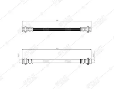 SVAC 75-0106 Fren Hortumu Arka Sol Sağ Marutı Alto 