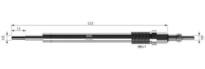 SVAC SV186 Kızdırma Bujısı (Om642, Om651, Om654, Om656) W176 14>18 W204 08>14 W639 10> Vıto W447 14> Sprınter 9 11065HG00A 11065HG00C 11597301 11598001 A0011597301 A0011598001