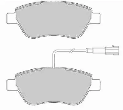 HATTAT 3031349 On Fren Balatası Fıat Bravo Iı Fıorıno Panda Stılo 05> Cıtroën Nemo 10> Peugeot Bıpper 10> 77363974 77364477 77364588 77364874 77365465 77365543 9949273 4254C8 425407 425496