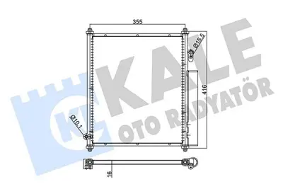 KALE 391900 Klima Radyatörü 80110SAA003