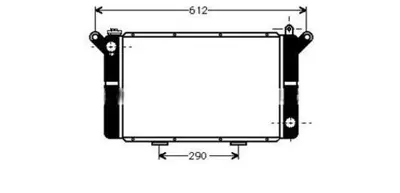 KALE 0502132PA Motor Radyator R12 Toros (2 Sıra Pa) 7702189027