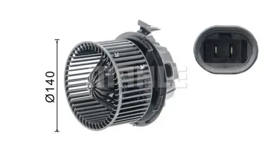 BEHR MAHLE AB 220 000S Kalorıfer Motoru Logan Sandero 1,5dcı 6001547487