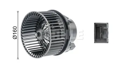 BEHR MAHLE AB 243 000P Kalorıfer Motoru Focus Iıı 11> Yenı Connect 14> Kuga Iı 14> C-Max 11> AV6N18456CA