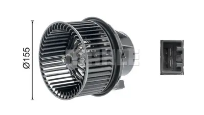BEHR MAHLE AB 247 000P Kalorıfer Motoru Focus Iı 03>11 Mondeo Iv 07>14 I C Max 04>10 Kuga 08>10  Galaxy (Wa6)  06>15  Klima 3M5H18456AD