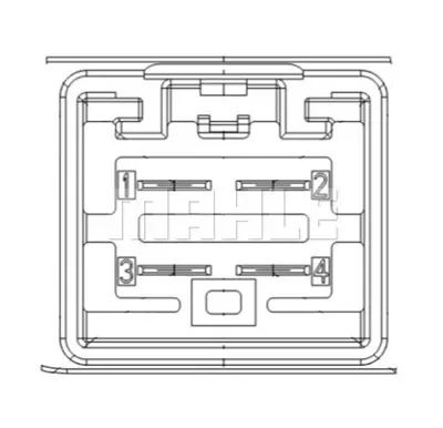 BEHR MAHLE ABR 105 000P A/C Blower Regulator And Resistorvw Up 1S0959263A