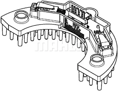BEHR MAHLE ABR 58 000P Kalorıfer Modulu P307 01>08 6441AP