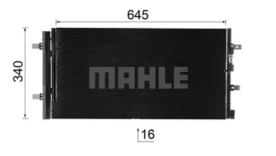 BEHR MAHLE AC 102 000P A/C Condenseraudı A6 / A7 4G0260403Q
