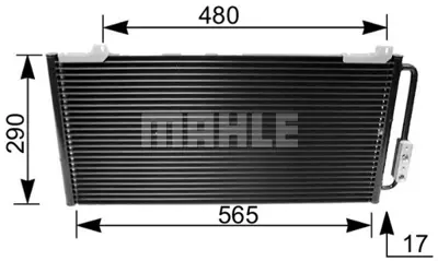 BEHR MAHLE AC 160 000S A/C Condenserrover 200 / 400 80100S74D10 JRB100310SLP