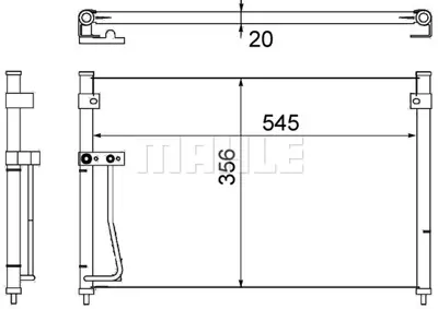 BEHR MAHLE AC 257 000S Kondenser ( Klima Radyatoru) GE4T61480B