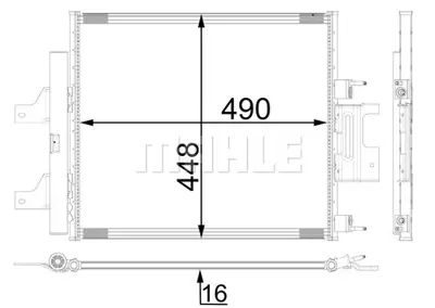 BEHR MAHLE AC 26 000P Klima Radyatoru Premıum Lıne Jaguar 204pt Xj (X351) 12> 306dt Xj (X351) 09>16 C2D4079