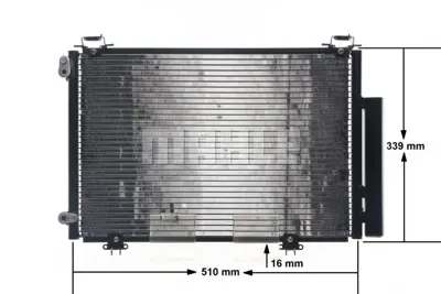 BEHR MAHLE AC 292 000S Klima Radyatoru Toyota Yarıs 1999-2005 8846052020