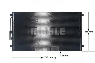 BEHR MAHLE AC 331 000S A/C Condenserchrysler Voyager Iıı 4809227AD