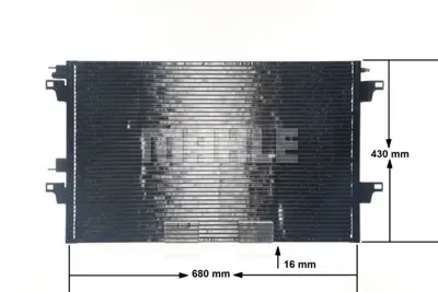 BEHR MAHLE AC 355 000S A/C Condenserrenault Espace Iv 8200033733