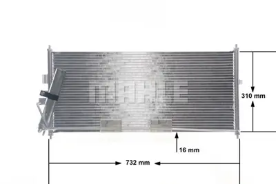 BEHR MAHLE AC 406 000S Kondenser ( Klima Radyatoru) 92100BV000