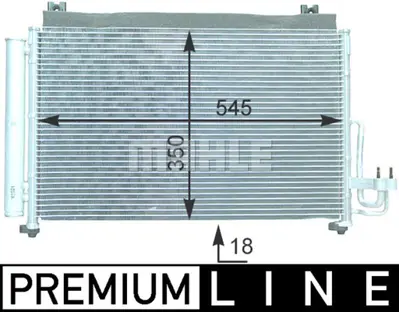 BEHR MAHLE AC 420 000P Kondenser ( Klima Radyatoru) 97606FD100