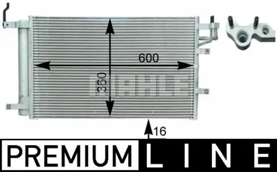 BEHR MAHLE AC 430 000P Kondenser ( Klima Radyatoru) 976062F000