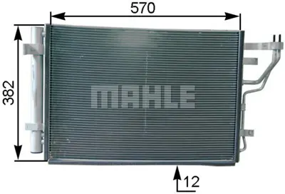 BEHR MAHLE AC 442 000P Kondenser ( Klima Radyatoru) 976062H010AS 976062L700FFF