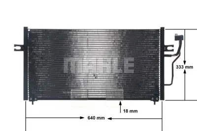 BEHR MAHLE AC 458 000S A/C Condensertoyota Spacestar/Carısma MR460269