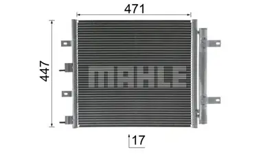 BEHR MAHLE AC 481 000S Klima Radyatoru S-Type Iı (X200) 99>07 Xf I (X250) 08>15 Xk Iı (X150) 07>14 XR856373