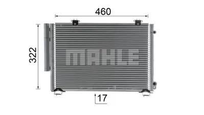 BEHR MAHLE AC 484 000S Kondenser ( Klima Radyatoru) 8846052040