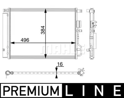 BEHR MAHLE AC 62 000P Kondenser ( Klima Radyatoru) 97606D7000