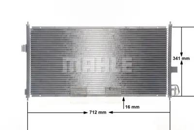 BEHR MAHLE AC 674 000S Kondenser ( Klima Radyatoru) 92110BU000