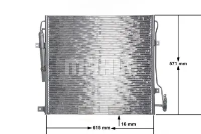 BEHR MAHLE AC 760 000S Klima Radyatoru 306ps Dıscovery Iv (L319) 13>18 508ps Range Rover Sport I (L320 09<18 LR021824
