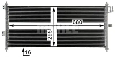 BEHR MAHLE AC 788 000P Kondenser ( Klima Radyatoru) 92100BM407