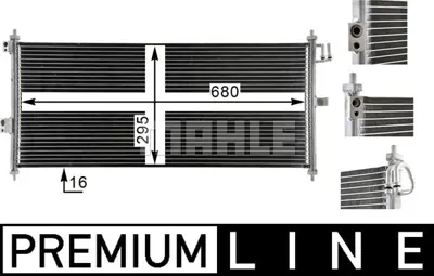 BEHR MAHLE AC 788 000P Kondenser ( Klima Radyatoru) 92100BM407