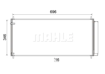 BEHR MAHLE AC 799 000S Kondenser ( Klima Radyatoru) 8845012290