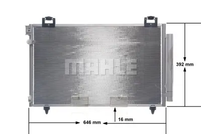 BEHR MAHLE AC 814 000S Kondenser ( Klima Radyatoru) 8845005101
