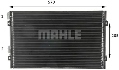 BEHR MAHLE AC 820 000P A/C Condenserchrysler Pt Cruıser (Pt_) 