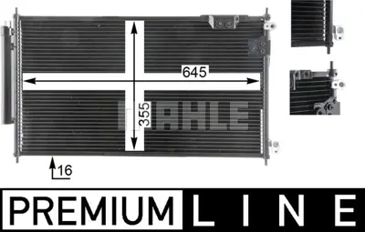 BEHR MAHLE AC 826 000P Kondenser ( Klima Radyatoru) 80101SEFE11