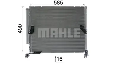 BEHR MAHLE AC 862 000S Kondenser ( Klima Radyatoru) 8846060430