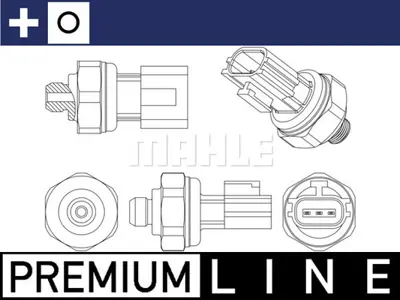 BEHR MAHLE ASE 8 000P Klima Basınc Sensoru 92136ZT00A BBM461503A
